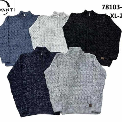 Свитер Sabihina (L-2XL) 78103-2 l.blue (зима) Sabihina 78103-2 l.blue