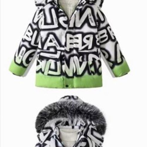 Куртка ChicWear (3-8) 140 white-green (зима) ChicWear 140 white-green