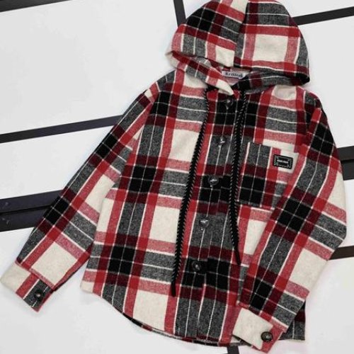 Рубашка Kosmy (134-158) K198 red-black (зима) Kosmy K198 red-black