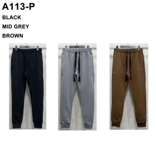 Штаны спорт LiOpt (M-3XL) A113P brown (зима) LiOpt A113P brown