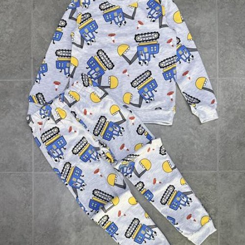 Пижама MMZ (9-12) M600 l.grey (зима) MMZ M600 l.grey