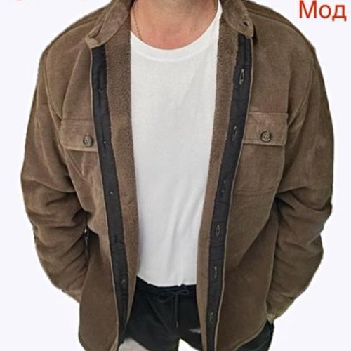 Рубашка Надийка (XL-5XL) ND405-040 beige (зима) Надийка ND405-040 beige