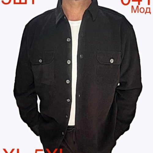 Рубашка Надийка (XL-5XL) ND412-041 d.grey (зима) Надийка ND412-041 d.grey