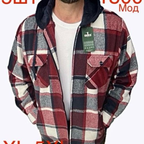 Рубашка Надийка (XL-5XL) ND425-1800 wine (зима) Надийка ND425-1800 wine