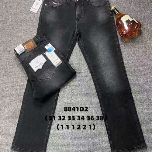 Джинсы God Baron (31-38) 8841D2 black (деми) God Baron 8841D2 black