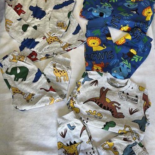 Пижама Zayka (2-5) ZA1631 grey-blue (зима) Zayka ZA1631 grey-blue