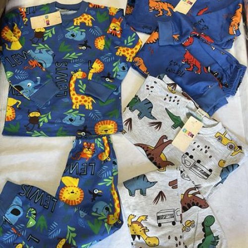 Пижама Zayka (6-9) ZA1638 blue-yellow (зима) Zayka ZA1638 blue-yellow