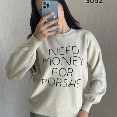 Свитер FSN (46-50) 3052 l.grey (зима) FSN 3052 l.grey