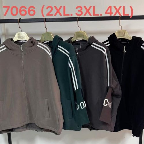 Кофта спорт Saint Wish (2XL-4XL) 7066-1 green (деми) Saint Wish 7066-1 green