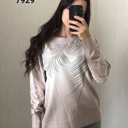 Свитер FSN (50-54) 7929 beige (зима) FSN 7929 beige