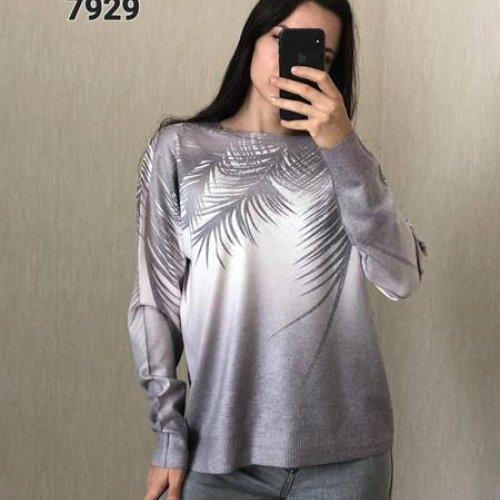 Свитер FSN (50-54) 7929 grey (зима) FSN 7929 grey