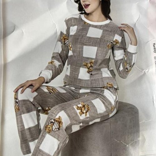 Пижама Disneyopt (M-XL) 3253 grey (зима) Disneyopt 3253 grey