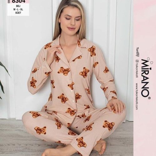 Пижама Romeo life (46-50) 8304 beige (зима) Romeo life 8304 beige