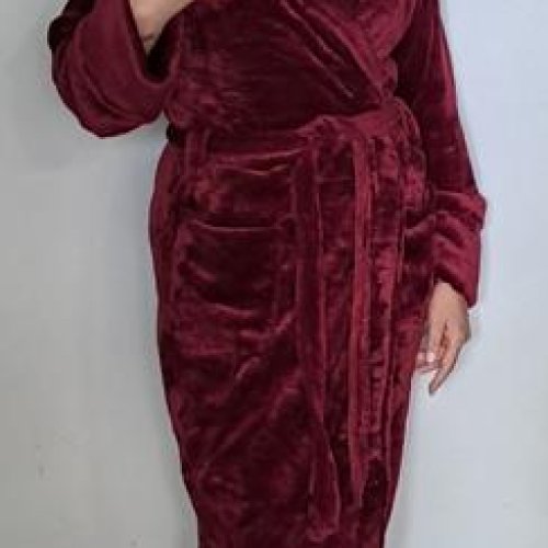 Халат Romeo life (XL-3XL) RL819 wine (зима) Romeo life RL819 wine