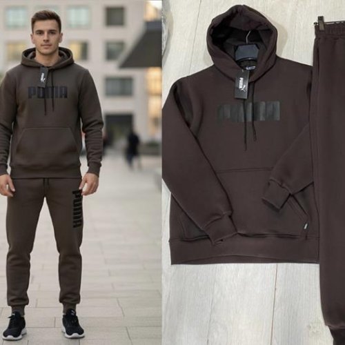 Костюм спорт Annet (M-2XL) AZ0179 brown (зима) Annet AZ0179 brown