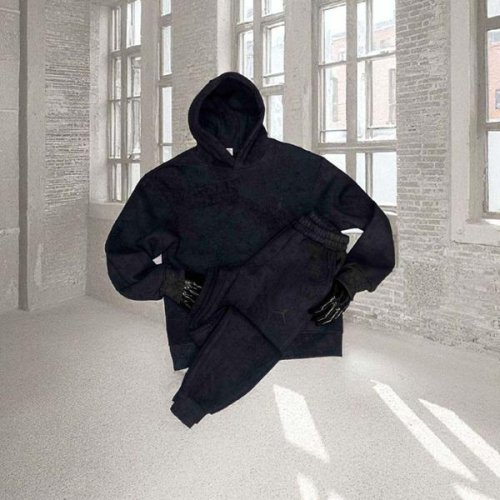 Костюм спорт Newe Esto (M-2XL) NE132 black (зима) Newe Esto NE132 black