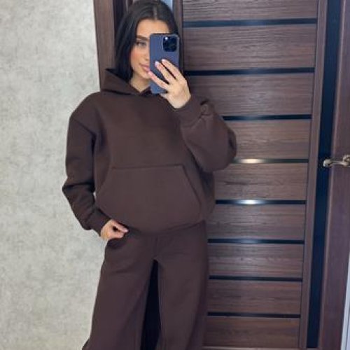 Костюм спорт Valentina (42-48) 048 brown (зима) Valentina 048 brown
