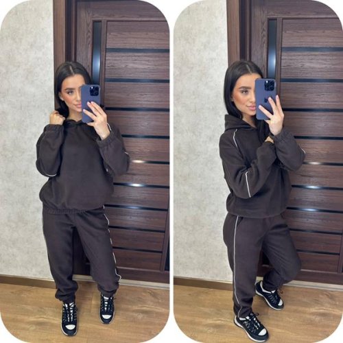 Костюм спорт Valentina (42-48) 092 brown (зима) Valentina 092 brown