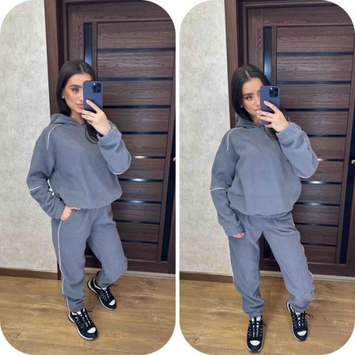 Костюм спорт Valentina (42-48) 092 grey (зима) Valentina 092 grey