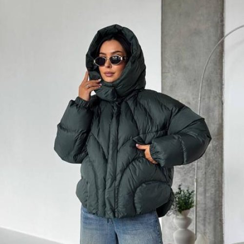 Пуховик Trend (S-M) 2503 green (зима) Trend 2503 green