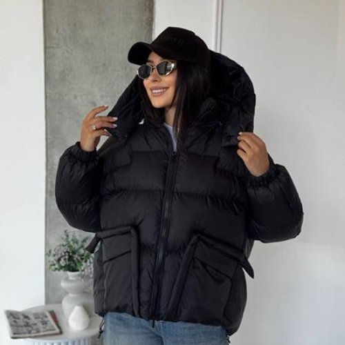 Пуховик Trend (S-M) 2520 black (зима) Trend 2520 black