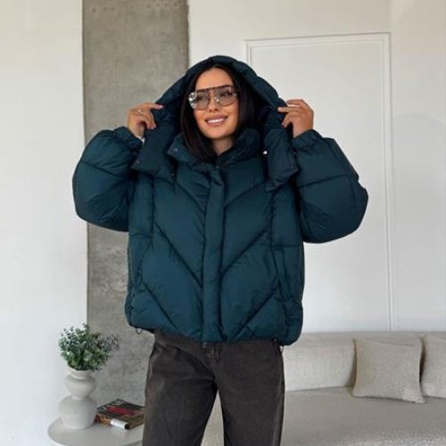 Пуховик Trend (S-M) 2542 green (зима) Trend 2542 green