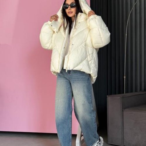 Пуховик Trend (S-M) 2542 l.beige (зима) Trend 2542 l.beige