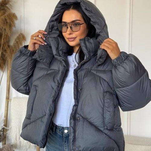 Пуховик Trend (S-M) 2543 grey (зима) Trend 2543 grey