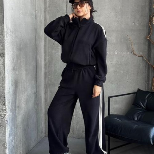 Костюм спорт Trend (S-M) 2585 black (зима) Trend 2585 black