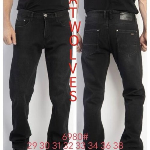 Джинсы Lili (29-38) 6980 black (зима) Lili 6980 black