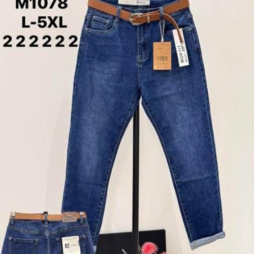 Джинсы Miss Kurry (L-5XL) M1078 blue (деми) Miss Kurry M1078 blue