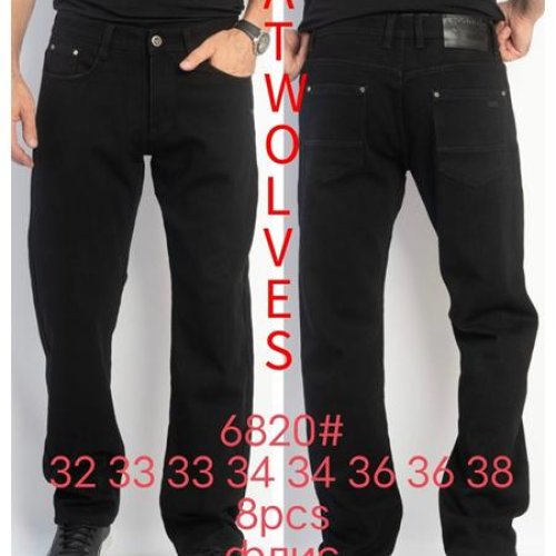 Джинсы Resalsa (32-38) 6820 black (зима) Resalsa 6820 black