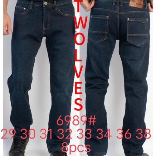 Джинсы Resalsa (29-38) 6989 blue (зима) Resalsa 6989 blue