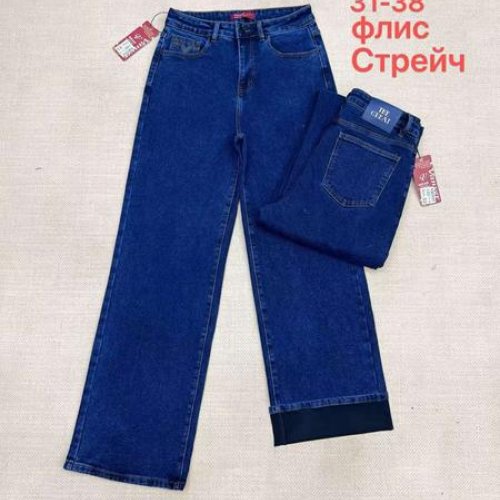 Джинсы Vanver (31-38) D8325 blue (зима) Vanver D8325 blue