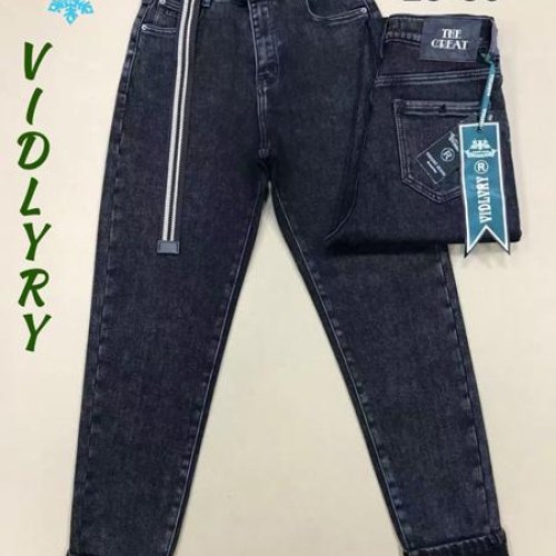 Джинсы Vidlyry (25-30) 6103 black (зима) Vidlyry 6103 black