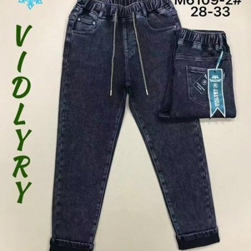 Джинсы Vidlyry (28-33) 6109-2 black (зима) Vidlyry 6109-2 black