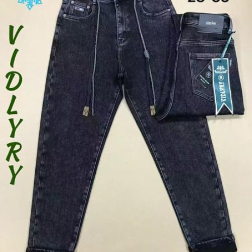 Джинсы Vidlyry (28-33) 6105-2 black (зима) Vidlyry 6105-2 black