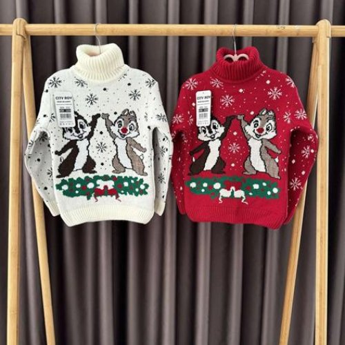 Свитер SunnyTot (2-5) S163 red (зима) SunnyTot S163 red