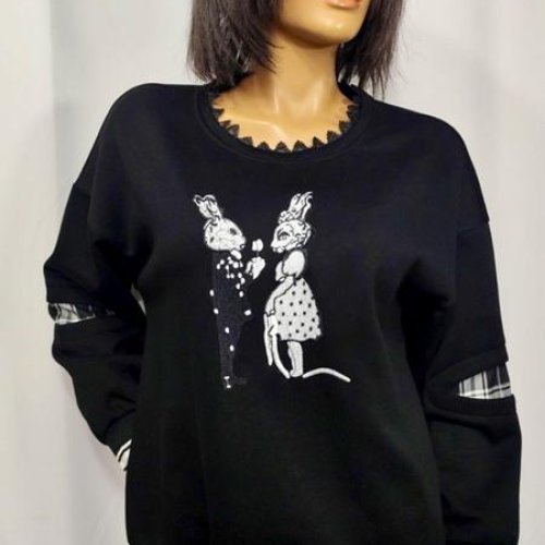 Свитер LIDA (52-62) 0479 black (деми) LIDA 0479 black