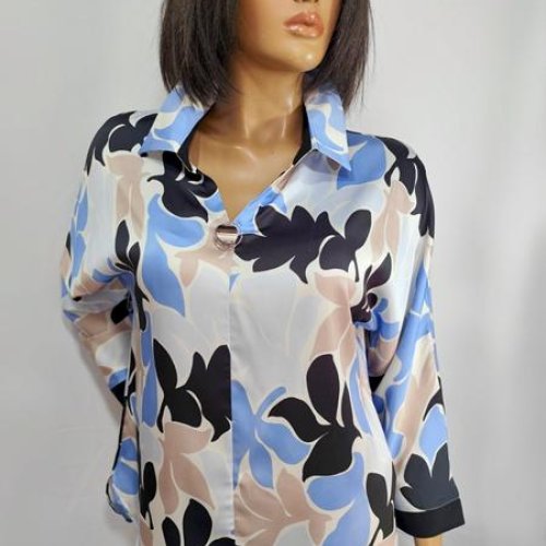 Рубашка LIDA (52-62) 5092 beige-l.blue (деми) LIDA 5092 beige-l.blue