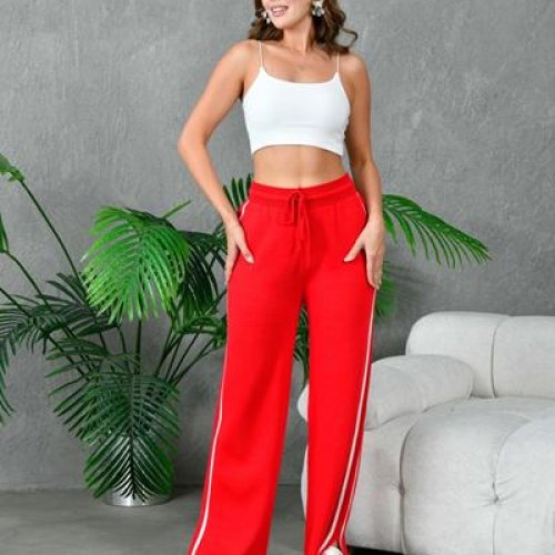 Штаны спорт Karon (42-46) 10895 red (деми) Karon 10895 red