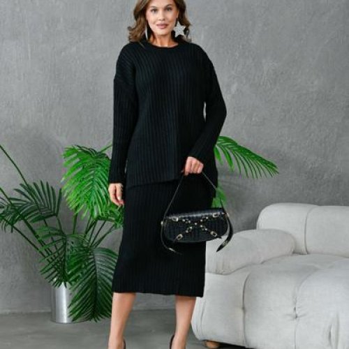 Костюм Karon (42-46) 8294 black (деми) Karon 8294 black