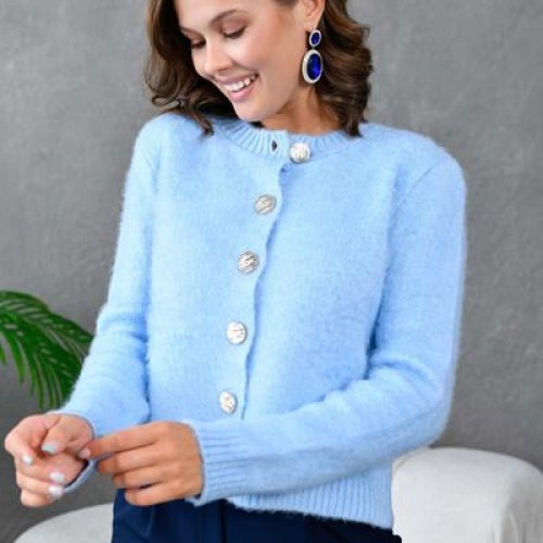 Кофта Karon (42-46) 8301 l.blue (деми) Karon 8301 l.blue