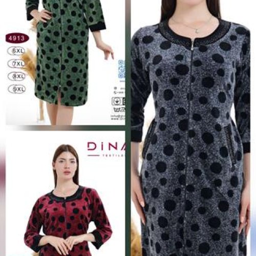 Халат Romeo life (58-64) 4913 khaki (деми) Romeo life 4913 khaki