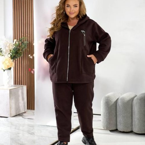 Костюм спорт Romeo life (54-60) 93-2 brown (зима) Romeo life 93-2 brown