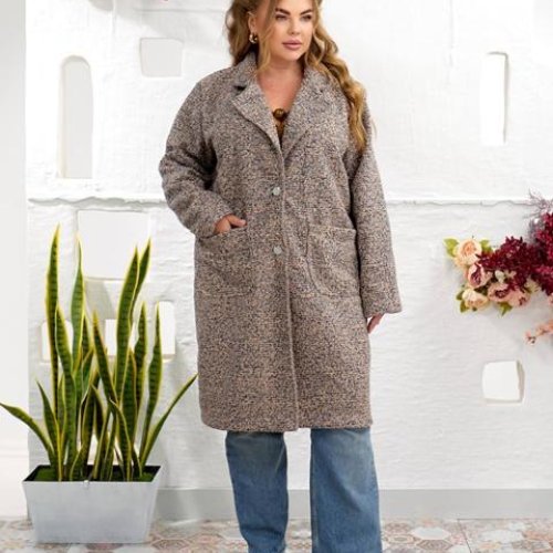 Пальто Romeo life (50-60) 99-2 beige (деми) Romeo life 99-2 beige