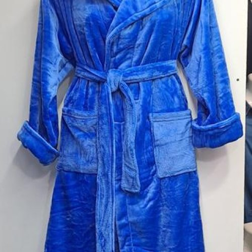 Халат Romeo life (M-2XL) RL893 blue (зима) Romeo life RL893 blue