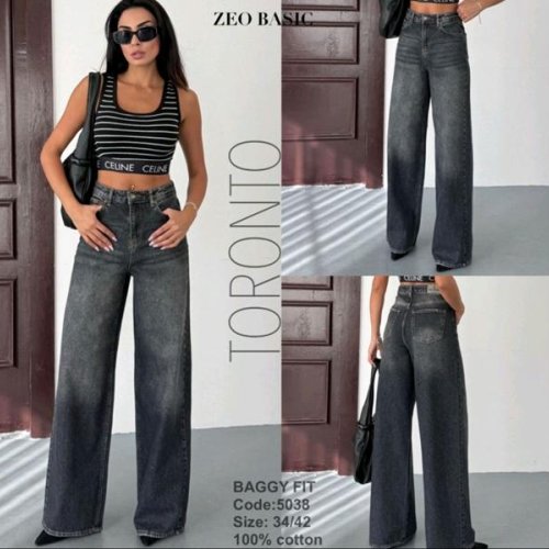 Джинсы Met&March (34-42) 5038 grey (деми) Met&March 5038 grey