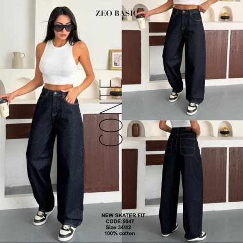 Джинсы Met&March (34-42) 5047 black (деми) Met&March 5047 black