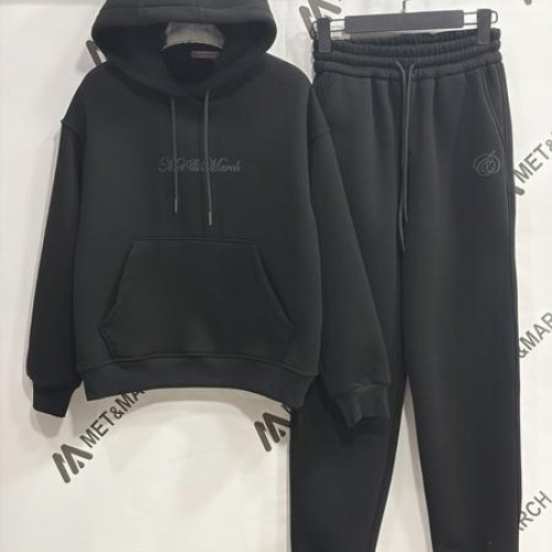 Костюм спорт Met&March (S-L) 6821 black (зима) Met&March 6821 black